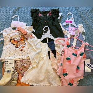 Baby Girl 6-12 Month Bundle! Tommy Bahama, Old Navy, Etc